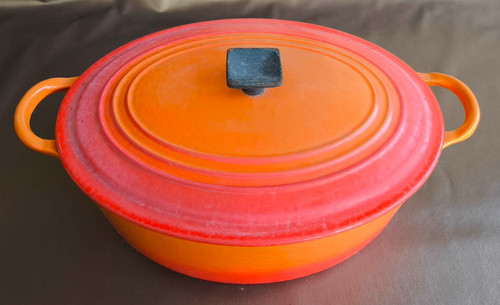 Petite cocotte ovale fonte - petite,