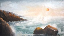 Dipinto ad olio impressionista