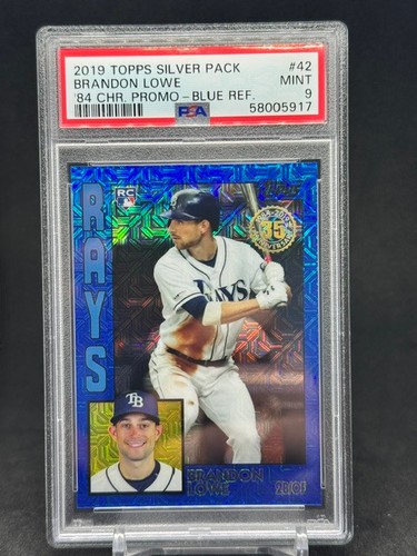 Topps brandon lowe 2019 - lowe, silver