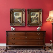 quadri coppia di dipinti a