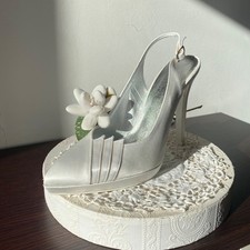 Scarpa da sposa in raso