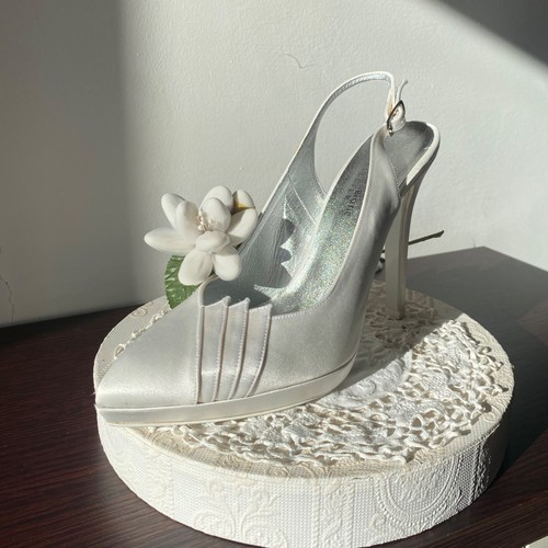 Scarpa sposa raso - da,