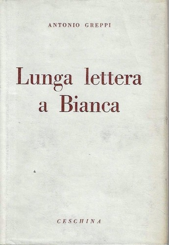 Autografato lunga lettera a - lettera,