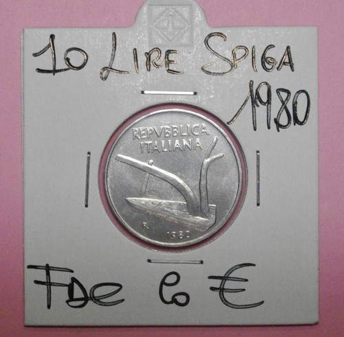 Lire 1980 spighe fdc in - lire,