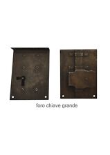 SERRATURA ANTICHIZZATA A REDOSSO FORO GRANDE ESTERNA PER MOBILI IN STILE-RESTAUR