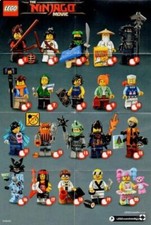 OMINI Personaggi LEGO MINIFIGURES serie NINJAGO MOVIE