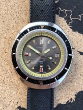 Diver Deman Watch Squale Automatic 60 Atmos Sub Bakelite Bezel Vintage