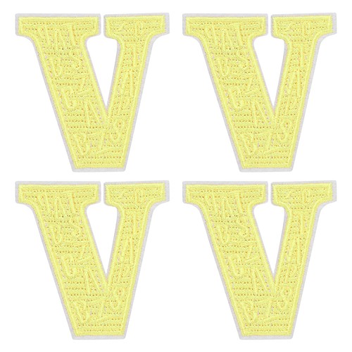 Pcs initial letters patches - 4,