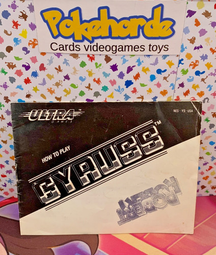 Gyruss nes manual only - nes,