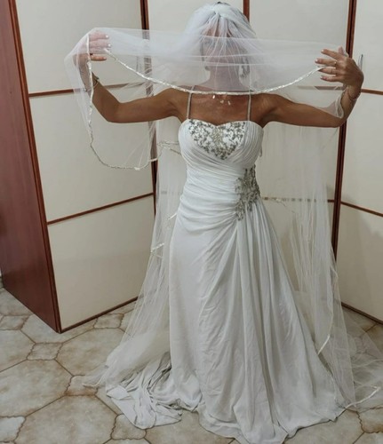 Abito sposa con coprispalle - abito, da