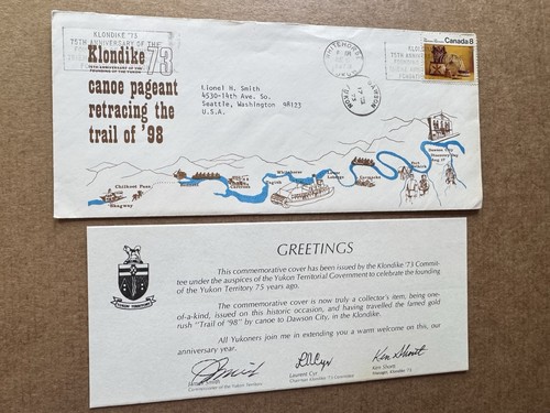 Canada 1973 event cover yukon - 1973, +yukon