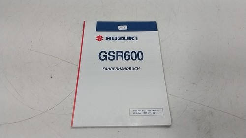 Suzuki gsr 600 libretto - 600,