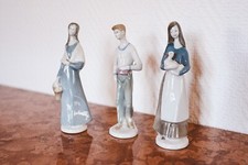 Trio di statuine Porcellana