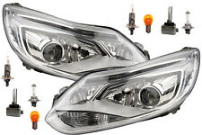 Set Di Fari Xenon Compatibile Con Ford Focus 2011-2014 Con Lampadine LI RE
