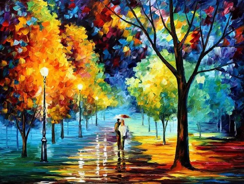 Dipinto olio fatto mano - a,