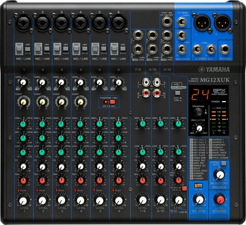 Yamaha 12xuk mixer 12 - mg,