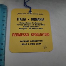 RARO BIGLIETTO INGRESSO