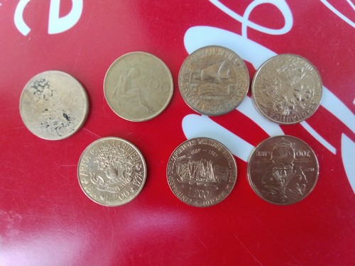 Monete italiane 200 lire - italiane,