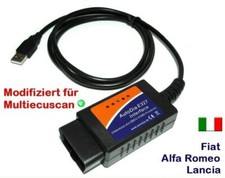 Interfaccia AutoDia per Fiat Alfa Romeo Lancia OBD2 Diagnostica Versione ELM USB