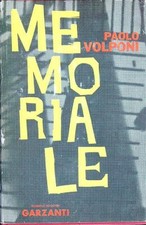 MEMORIALE  VOLPONI PAOLO GARZANTI LIBRI 1962 ROMANZI MODERNI GARZANTI