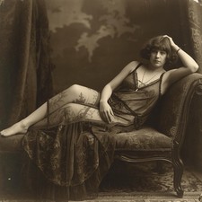 Dama donna modella vintage