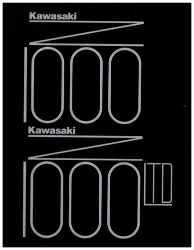 Kawasaki 1000 1977 - kawasaki, ltd