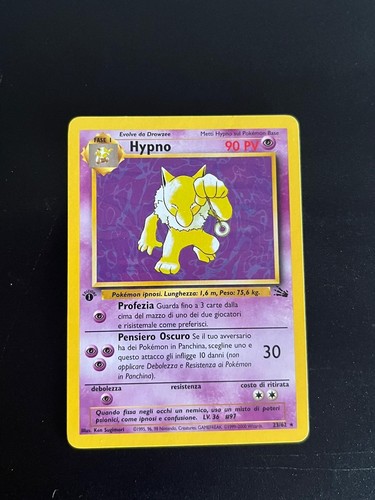Pokemon card hypno - pokemon,