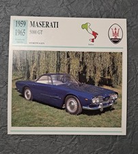 MASERATI 5000 GT - 1959-1965 - Storia e Dati Tecnici - Scheda (1)