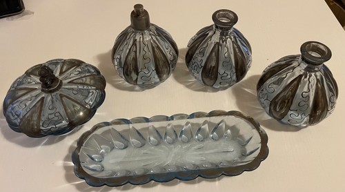 Set bagno vintage vetro - bagno, in