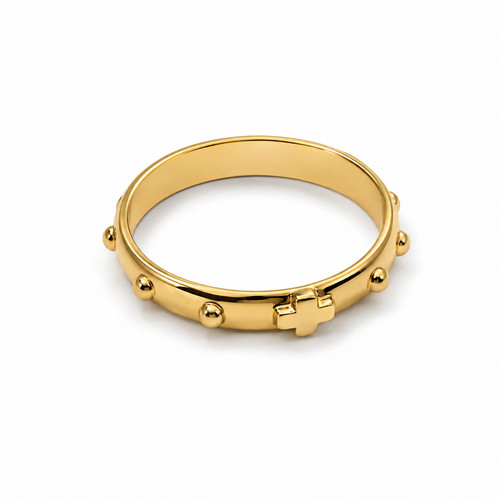 Anello rosario oro - anello,