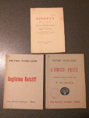 Pietro mascagni libretti - pietro,