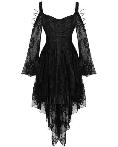 Abito pizzo gotico - nero, vtg