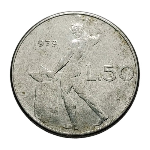 Moneta italia lire 1979 - 50,