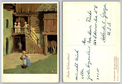 Cartolina natalizia vintage