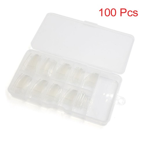 100 pezzi trasparente - , mezza