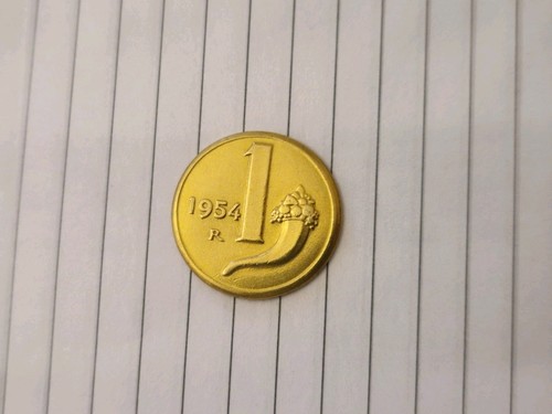 Moneta token lira - lira, 1954