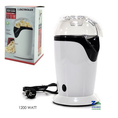 Macchina pop corn 1200 watt - macchina,