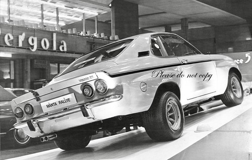 Prototipo opel manta 2800 - opel,