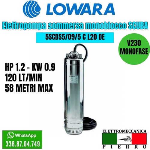 Elettropompa sommersa - elettropompa,