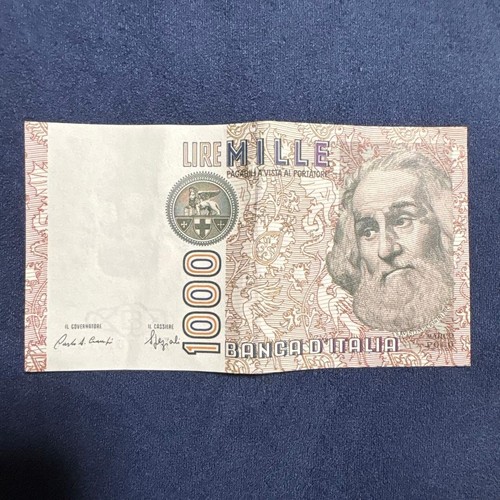 Banconota italia 1000 - italia, lire
