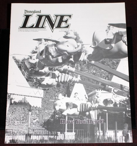 Disneyland line 1990 dumbo - disneyland,