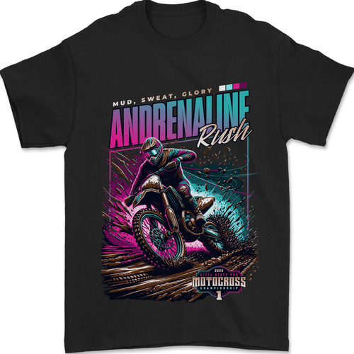 Maglietta uomo adrenaline - maglietta,