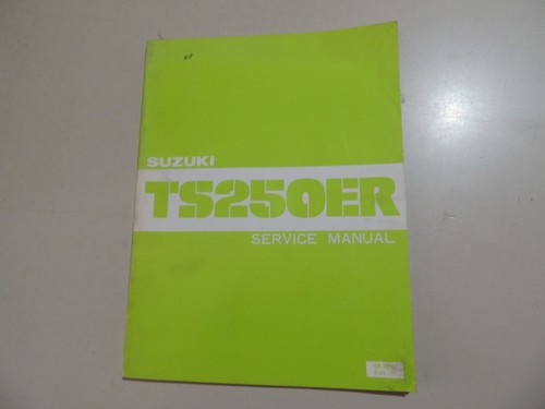 Repair work shop manual suzuki - repair,