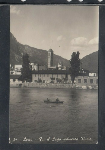 Cartolina lecco qui lago - il,