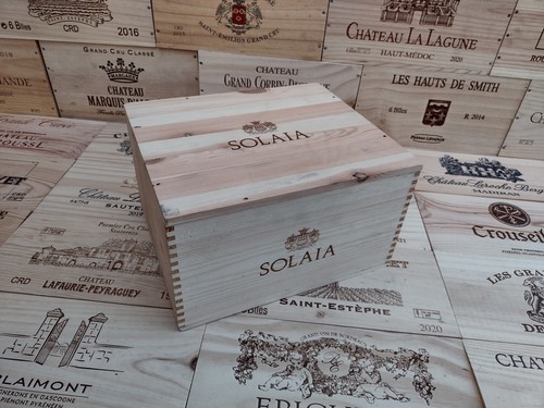 Cassetta porta vino - , legno
