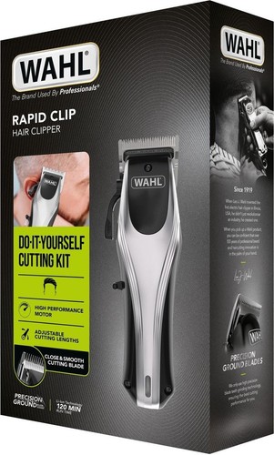 Wahl rapid clip nero acciaio - wahl,