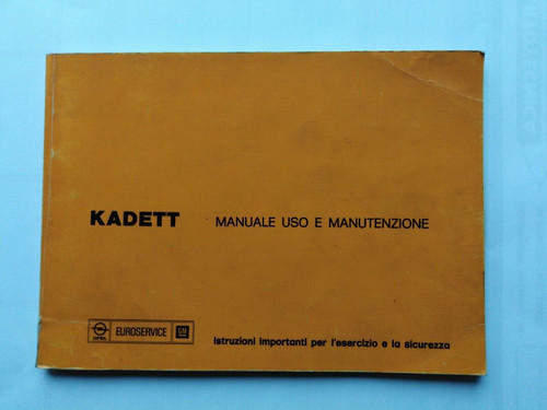Opel kadett libretto - ,