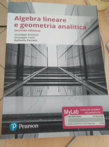 Algebra lineare geometria - lineare, e