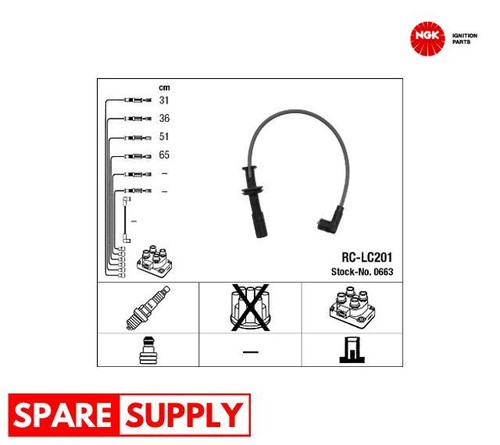 Kit cavi accensione per lancia - kit,