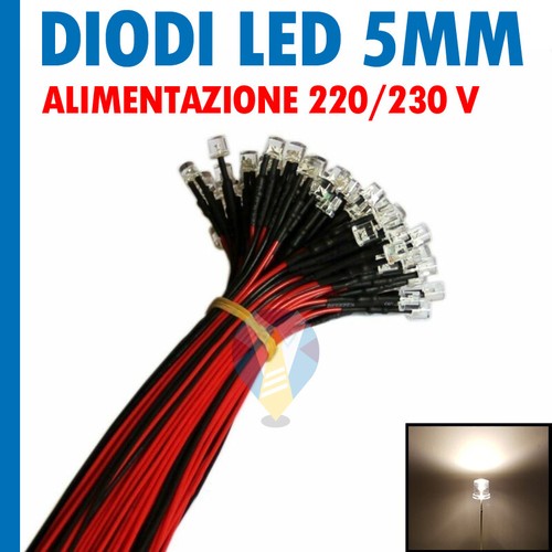 Led 220v bianco caldo per - bianco,
